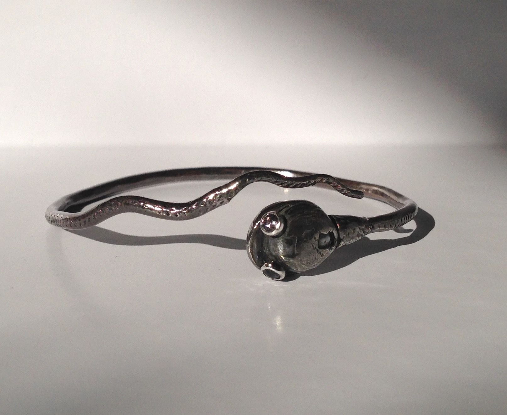 oxidized silver with spinels